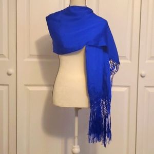 Royal Blue Shawl